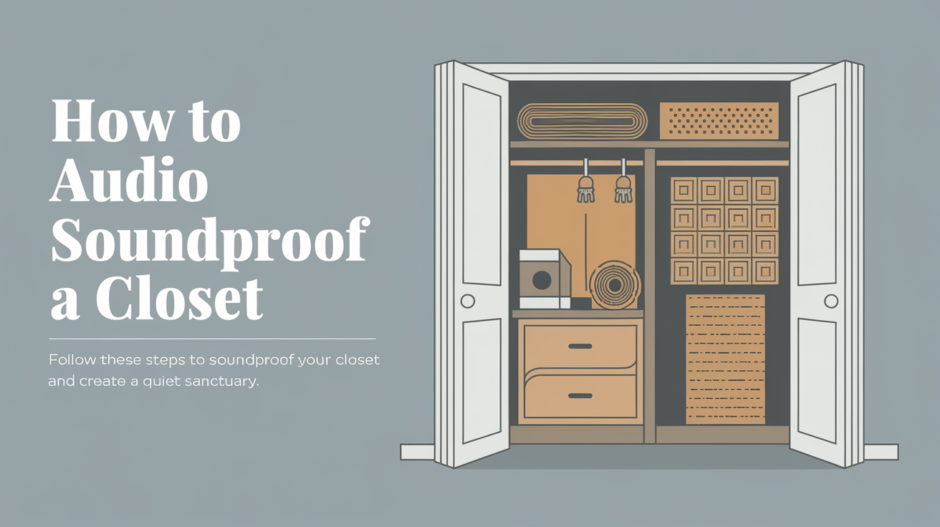 how to audio soundproof a closet